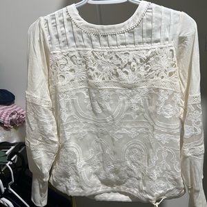 Anthropologie Tiny Lace Top NWT Xs